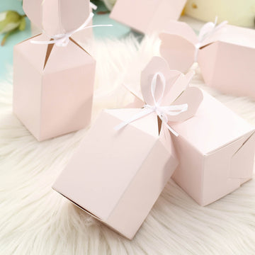 Elegant Blush Floral Candy Gift Boxes for Every Occasion