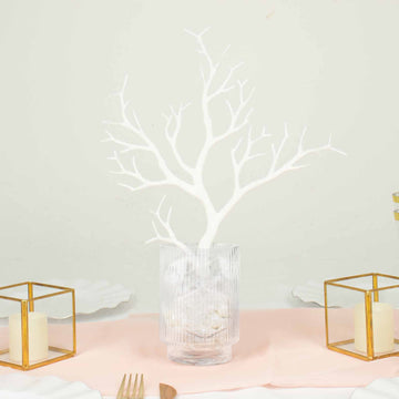 White Artificial Tree Branch DIY Vase Fillers - Add Natural Beauty to Your Décor