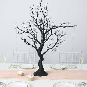Elegant Black Manzanita Centerpiece Tree for Stunning Event Decor