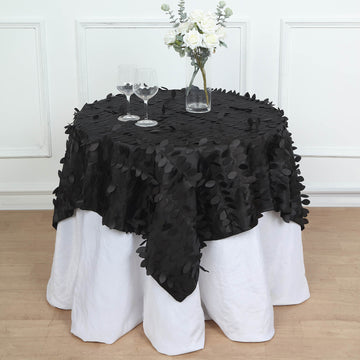 Elevate Your Table Decor with Black Elegance