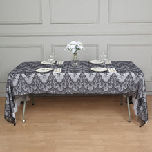 Black Lace Vintage Classic Rectangle Tablecloth 60 Inch X 120 Inch