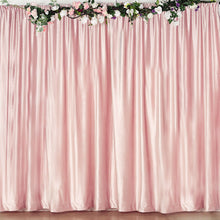 8 Feet Blush Premium Velvet Material Curtain Panel Backdrop Stand 