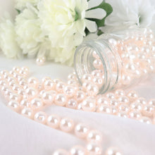 Vase Filler Blush Rose Gold Faux Pearl Beads 10 mm
