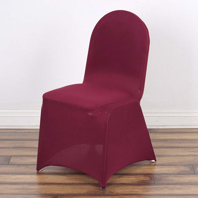 Maroon chair with sleek design and smooth finish