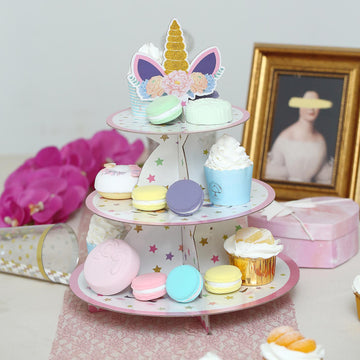 Magical Unicorn Themed Cupcake Stand