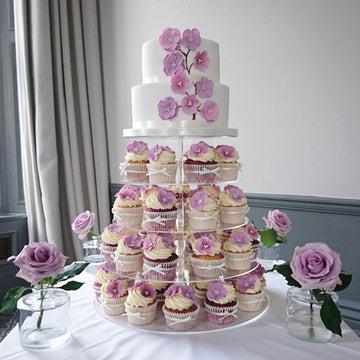 Make Every Occasion Special with the Clear Acrylic Cake and Cupcake Display Stand Plates
