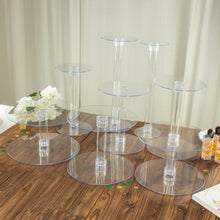 Clear Cupcake Dessert Holder Acrylic Pedestal Cake Stand Set 8 Tier