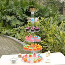 Acrylic Dessert Holder Display Cupcake Tower Stand 6 Tier Clear 33 Inch