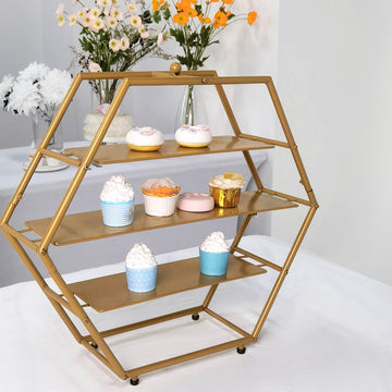 Versatility Meets Style: The Hexagon Dessert Holder for Every Occasion