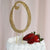 4.5inches Gold Rhinestone Monogram Letter and Number Cake Toppers
