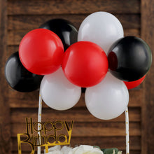 11 Pieces Mini Balloon Red Black and White Mini Cloud Cake Topper Garland Kit 