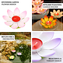 10 Pack Floating Candles Water Lily Lotus