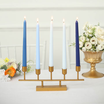 A Must-Have for Every Event: Blue Taper Candles