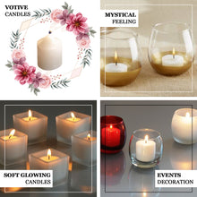 12 Pack | 2inch Ivory Votive Candles, Mini Multi-Purpose Candle Decor
