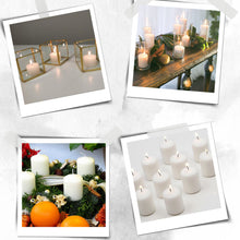 12 Pack | 2inch White Votive Candles, Mini Multi-Purpose Candle Decor