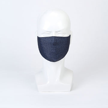 Blue Denim Ultra Soft 100% Organic Cotton Face Masks