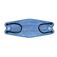 Pack of 10 Denim Blue Breathable 4 Layer 3D Fish Design KF 94 Face Mask With Adjustable Nose Clip