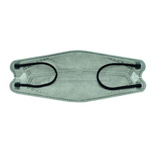 3D Fish Design KF 94 Face Mask 4 Layer Sage Green Breathable With Adjustable Nose Clip 10 Pack