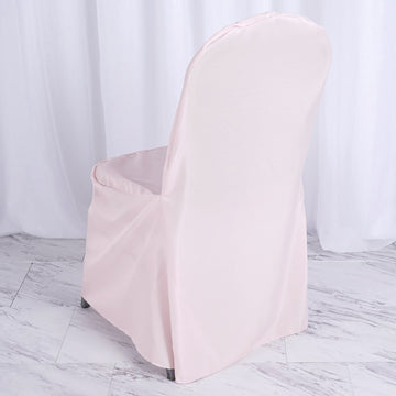 Functional and Elegant Blush Chair Covers