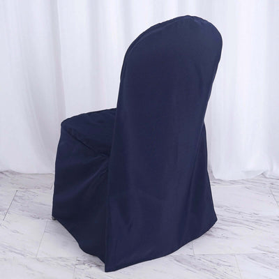 Navy blue chair cover for events and dining