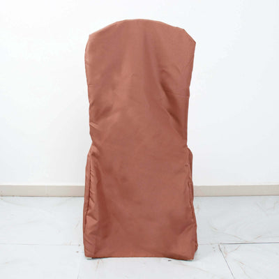 Brown chair cover on a plain background