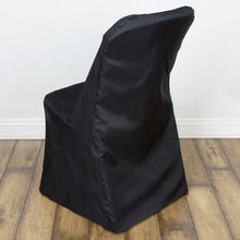 Lifetime Reusable Durable Folding Polyester Black Chair Covers