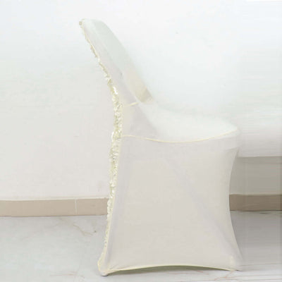 White chair cover for events or home decor