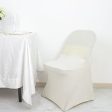 Fitted Satin Rosette Chair Cover