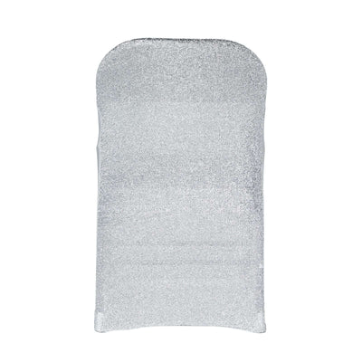 Silver glitter adhesive sheet for crafting and DIY projects