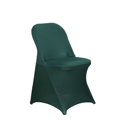 Green folding chair with a sleek design