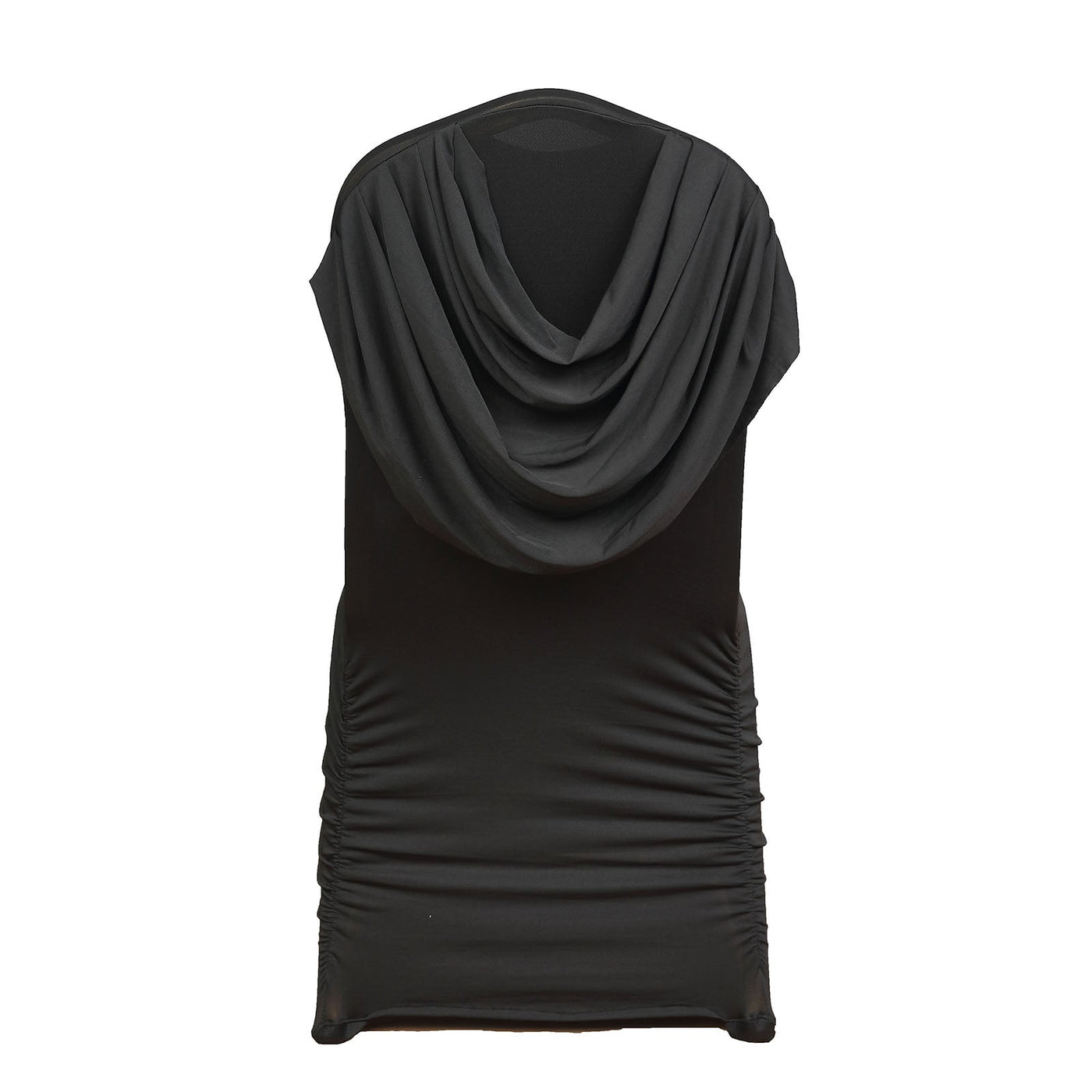 Black Ruched Swag Banquet Chair Cover | eFavormart.com