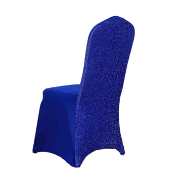 Transform Your Event with the Royal Blue Stretch Banquet Chair Cover