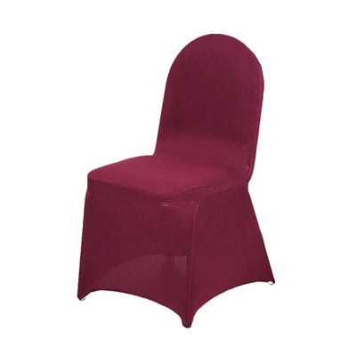 Transparent burgundy chair on a white background