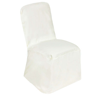 White chair cover for event seating