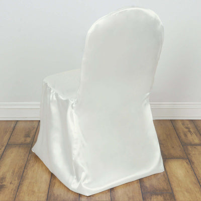 Elegant white chair cover for special events and weddings
