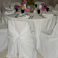 White Folding Dining Banquet & Standard Size Premium Polyester Chair Covers