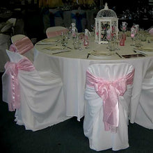 Polyester White Universal Folding Dining Banquet & Standard Size Chair Covers