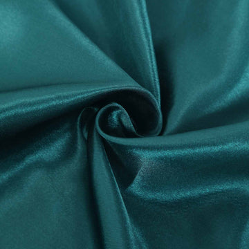 Create Memorable Experiences with the Peacock Teal Universal Satin Chair Cover
