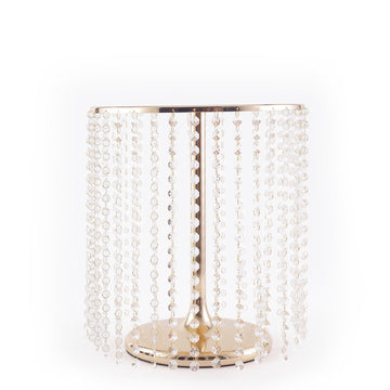 Make a Statement with the Crystal Chains Cake Stand