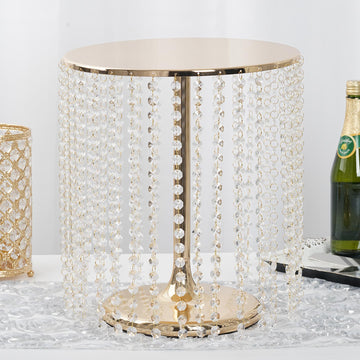 Create a Luxurious Tablescape with the Metallic Gold Cake Stand