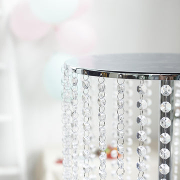 Create a Magical Tablescape with the Metallic Silver Cake Stand