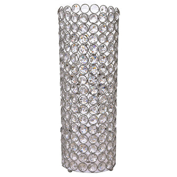 Versatile and Luxurious Crystal Beaded Candle Holder