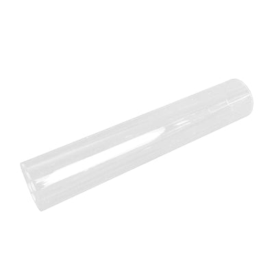 Clear plastic tube for storage and organization