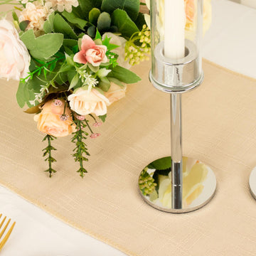 Sophisticated Silver Hurricane Candle Stands