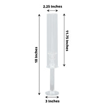 Clear Glass Taper Candle Holders With Hurricane Design And Cylinder Chimney Tubes
