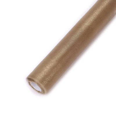 Gold sheer wrapping paper roll for gift packaging supplies