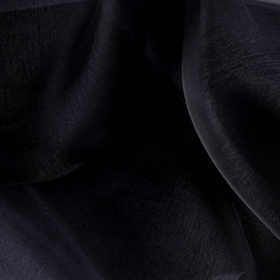 Black sheer fabric texture close-up for elegant designs.