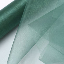 12 Inch x 10 Yard Sheer Chiffon Fabric Emerald Green