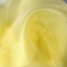 12inch x 10yd | Yellow Sheer Chiffon Fabric Bolt, DIY Voile Drapery Fabric#whtbkgd