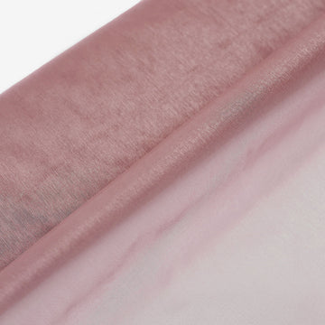 Sheer Elegance in Dusty Rose for Your Event Décor